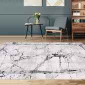 İpek Halı Kişiye Özel Ölçü Kesme Roxanne Koleksiyonu 17103 Gri 80 x 350 cm - 3
