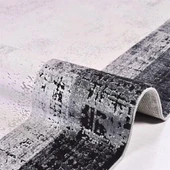 İpek Halı Kişiye Özel Ölçü Kesme Roxanne Koleksiyonu 17107 Gri 120 x 250 cm - 4