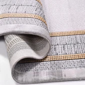İpek Halı Yolluk Halısı 80x150 Roxanne 17165 Gri - 3