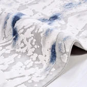 İpek Halı Yolluk Halısı 100x300 Safarin 7643A Mavi - 5