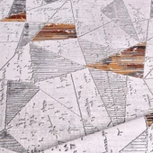 İpek Halı Kesme Kişiye Özel Ölçü Yolluk Halısı 100x400 Roxanne 17169 Gri - 3