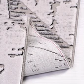 İpek Halı Kesme Kişiye Özel Ölçü Yolluk Halısı 100x400 Roxanne 17169 Gri - 5