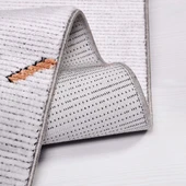 İpek Halı Kesme Kişiye Özel Ölçü Yolluk Halısı 100x600 Roxanne 17171 Gri - 2