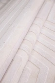 İpek Halı Kişiye Özel Ölçü Yolluk Halısı 100x400 Gaspara 14973 Krem - 3
