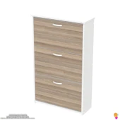 Modilayn WEST Antre 72x116x26 cm’ lik 3 Düşer Kapak 6 Göz Bölmeli Ayakkabılık thumbnail 5