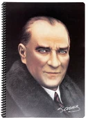 Keskin Color Atatürk Defter PP Kapak Kareli A4 80 Yaprak 327922-99 thumbnail 1