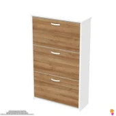 Modilayn WEST Antre 72x116x26 cm’ lik 3 Düşer Kapak 6 Göz Bölmeli Ayakkabılık - 6