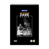 GIPTA DARK SPİRALLİ SİYAH RESİM DEFTERİ A4 15 YAPRAK 40 - 1