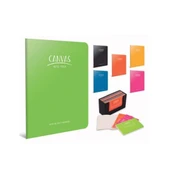 Gıpta Canvas Tel Dikişli Pp Kapak Defter A4 100 Yp Kareli 6664 - 1