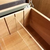 Mezmob İspanyol Sedir Humidor Puro Kutusu Baskı Kilitli Fitilli Haki Yeşil Lake Boya Analog - 5