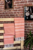 Pega Sultan Peştamal 90x170 cm %100 Koton Turuncu Plaj Havlusu - 2