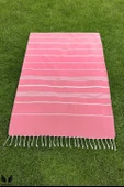 Pega Sultan Peştamal 90x170 cm %100 Koton Fuşya Plaj Havlusu - 5