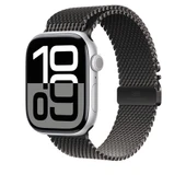 Apple Watch 7 45mm KRD-100 Titanyum Hasır Kordon - 6