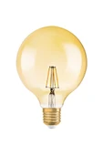 Osram Led Globe Flament 4W 2400K 410lm E27Duy Gold Işık Ampul thumbnail 1