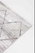 Novo Home Halı Özel Ölçü Oda Halısı 160x450 Orkide ORK0301 Gri - 3