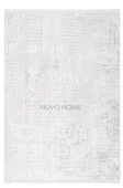 Novo Home Halı Kişiye Özel Ölçü Yolluk Halısı 80x550 Lotus LTS0112 Mavi - 1