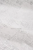 Novo Home Halı Kişiye Özel Ölçü Yolluk Halısı 80x550 Lotus LTS0312 Mavi - 4