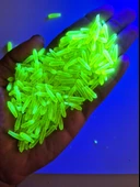 Eagenset Neon Ultraviyole Uv Yumuşak Silikon Sarı 50 Adet 1,3 cm. Delik: 2mm - 2