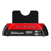 Everest Hdd Dock Statıon Hdc-385 2.5''/3.5'' Usb2.0 Ide Sata + Kart Okuucu Dockıng Harddısk Kutusu - 3