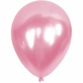 METALİK BALON PEMBE 100 ADET - 2