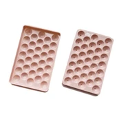 2 li Buz Kalıbı 33 Bölmeli Kristal Küre Buzluk - Mini Yuvarlak Buz Kalıbı (483483) - 5