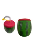 Karpuz Tasarımlı Pipetli Suluk 900 ML (483483) - 5