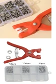 Yuvarlak Halkalı Kuş Gözü Pensesi 9.5 Mm - Saklama Kutulu Bebek Elbise Çıtçıt Montaj Seti (483483) - 3
