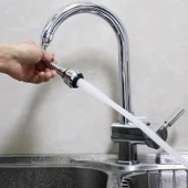 2 Fonksiyonlu Esnek Musluk Başlığı Tasarruflu Perlatör (483483) - 1