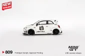 Mini GT LB-WORKS x Abas Works ABARTH 595 Gara White 809 thumbnail 4