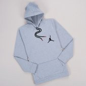 Kapşonlu Gri Jordan Sweat - 1