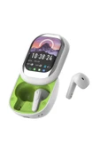 Kulak İçi Kulaklık Akıllı LED Ekran Renkli Dokunmatik Ekranlı Kablosuz Bluetooth Kulaklık PR-SE-ONE - 5