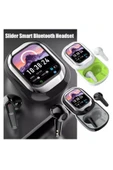 Kulak İçi Kulaklık Akıllı LED Ekran Renkli Dokunmatik Ekranlı Kablosuz Bluetooth Kulaklık PR-SE-ONE - 9