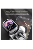 Kulak İçi Kulaklık Akıllı LED Ekran Renkli Dokunmatik Ekranlı Kablosuz Bluetooth Kulaklık PR-SE-ONE - 10