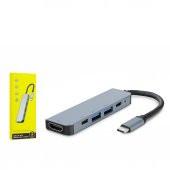 Hadron Hd4743 Type-c To Usb 3.0 5 Port Çevirici 4k Mac - 1
