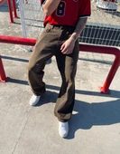 BDG Premium Baggy Kot Pantolon Kahve - 3