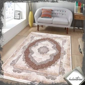 Padişah Halı Yolluk Halısı 80x150 Santo 31882 080 Kahve Bej - 2