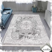 Padişah Halı Yolluk Halısı 100x200 Santo 31881 095 Gri - 2