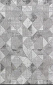 Padişah Halı Kişiye Özel Ebatlı Kişiye Özel Ölçü Kesme Halı Vera T0062 095 Gri 150 x 230 cm - 1