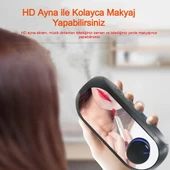 RGB LED Işıklı Bluetooth Hoparlör Dijital Alarm Saat FM Radyo MP3 Destekli Şarjlı - 7