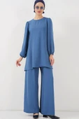 Ayrobin Tunik Pantolon Alt Üst Takım 6712 - İndigo - 4