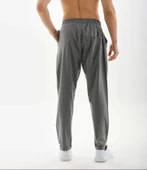 Unisex Çizgili Eşofman Altı - Füme - 2