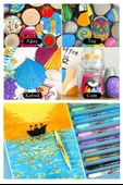 Çift Taraflı 12 Renk Akrilik Markör Keçeli Kalem 1 Adet Dual Tip Acrylic Marker Taş Cam Metal Seramik Plastik Tuval - 4