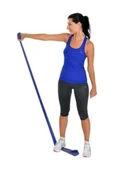 Pilates Bandı Plates Yoga Egzersiz Direnç Lastiği Ev Spor Lateks Bant 119 x 14.7 cm - 7