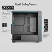 AEROCOOL D501A AE-D501A-BK GAMING MID-TOWER PC KASASI - 4