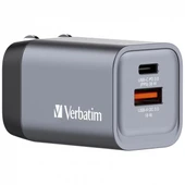VERBATIM GNC-35 32200 35W 2-Bağlantı Noktalı GaN Duvar Şarj Cihazı - 1