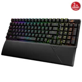 ASUS ROG STRIX SCOPE II 96 NX SNOW KABLOSUZ RGB GAMING KLAVYE ENG - 3