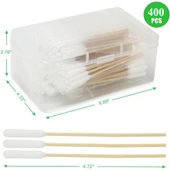 Bambu Saplı Pamuklu Kulak Çubuğu - 12cm - 400 Adet - 3
