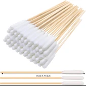 Bambu Saplı 15cm Pet Temizleme Pamuklu Çubuk - 250 Adet - 3
