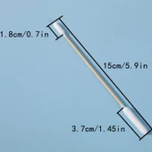15cm Çift Uçlu Pamuklu Kulak Temizleme Çubuğu - Bambudan Sap - 100 Adet - 3