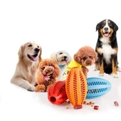 Yumuşak Kauçuk Köpek Çiğneme Topu - Lacivert - 9cm - 10